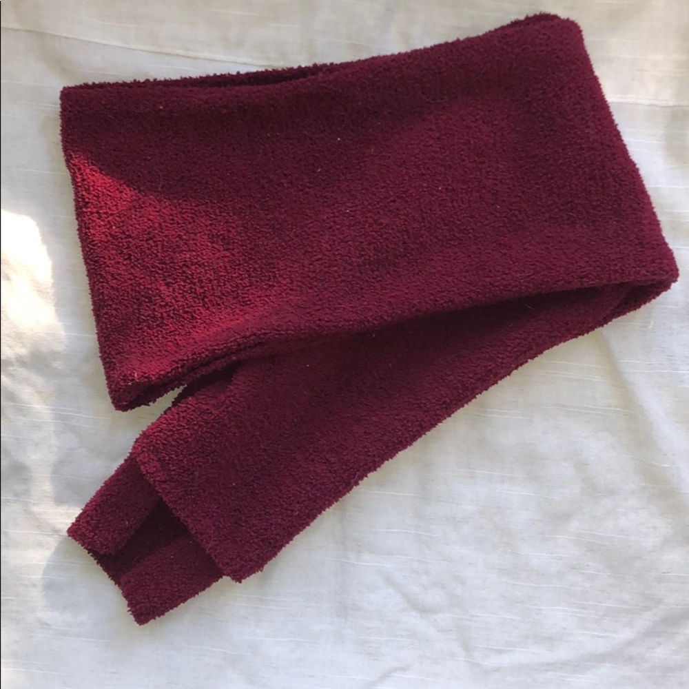 Christopher & Banks Burgundy Winter Scarf